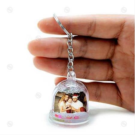 Kar Küresi Anahtarlık